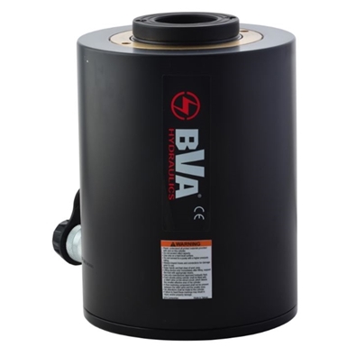 BVA Hydraulics Single Acting Hollow Hole Aluminum Cylinders HUC3003