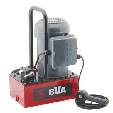 BVA Hydraulics Electric Pumps with Auto Return Valve for Single Acting Cylinders PE50DSP05A