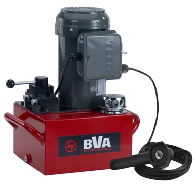 BVA Hydraulics Electric Pumps with Pendant Switch for Double Acting Cylinders PE50W4N10A